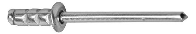 Bild Mehrbereichs-Blindniet Stahl/Stahl Flach rundkopf 4,0x10 mm Goebel-0