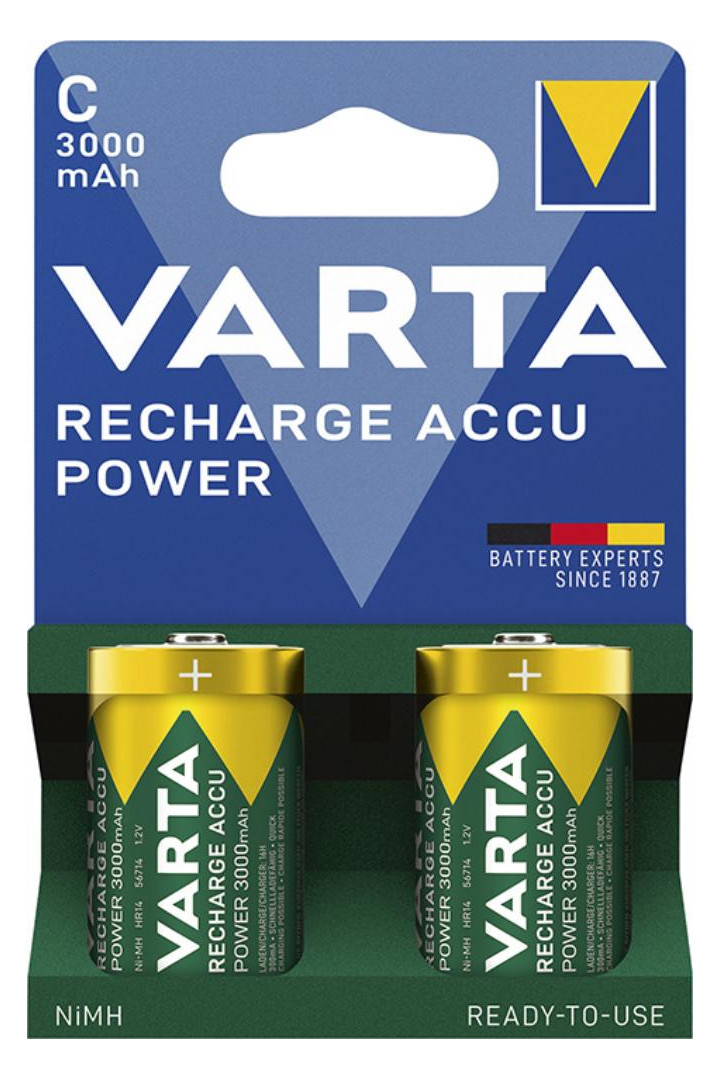 Bild Batterie Recharge Accu Power C/HR14 2er Blister - VARTA-0