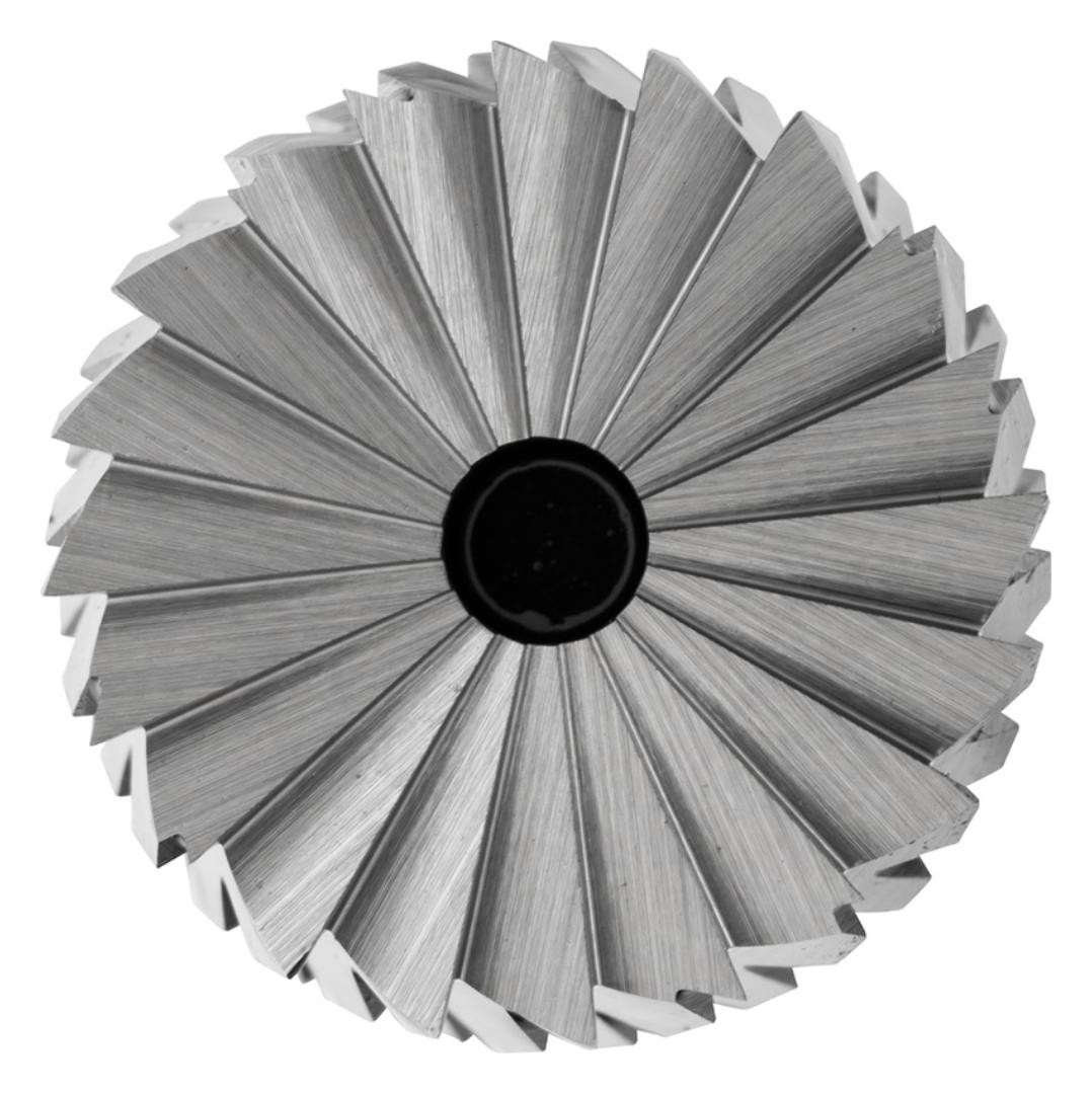 Bild Frässtift HM zylindrisch mit Stirnverzahnung 0413 4 6mm 4x13mm Pferd-1