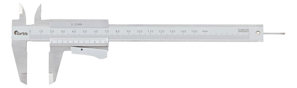 Bild Taschenmessschieber Momentfestst. 150mm RT 1/50, 1/1000 FORTIS-0