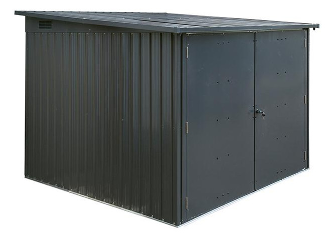 Bild Fahrradgaragefür 4 Fahrrä der206 x 204 x 145/163 cm - floraworld-0