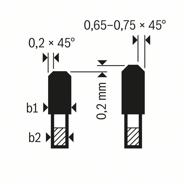 Bild HM-Kreissägeblatt 210x2/1,6x30 48Z HLTCG Bo VE à 1 Stück Expert f Steel - BOSCH-6