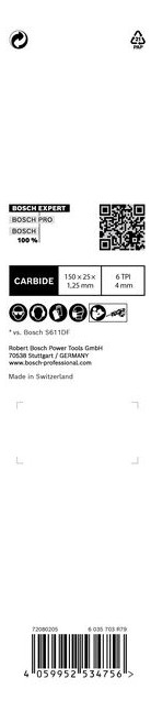 Bild Säbelsägeblatt EXPERT S 956 DHM Bosch VE à 1 Stück Window Demolition-2