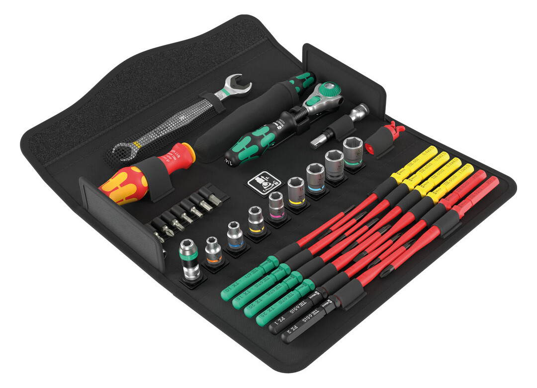 Bild Werkzeugsortiment W2 Wartung 35-tlg. in Te x tilbo x - Wera-0
