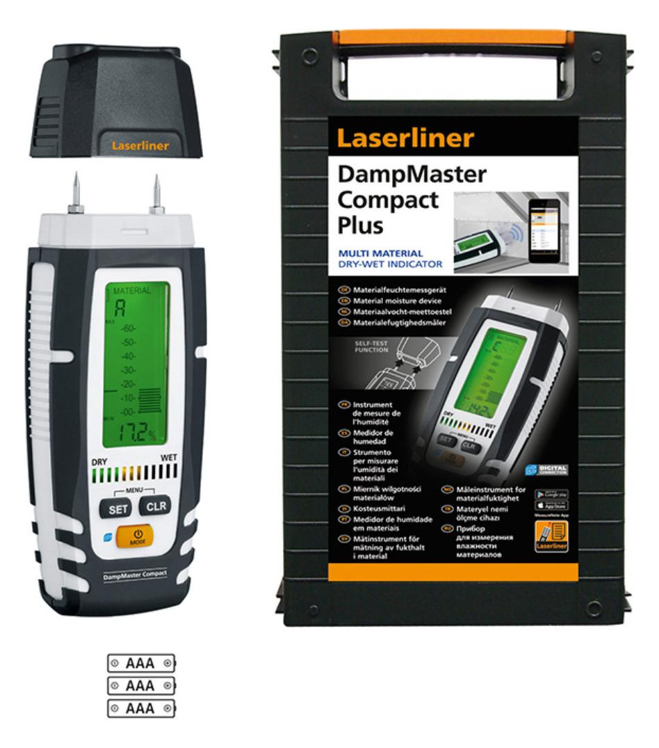 Bild Feuchtigkeitsmessgerät DampMaster Compac t Plus Laserliner-1