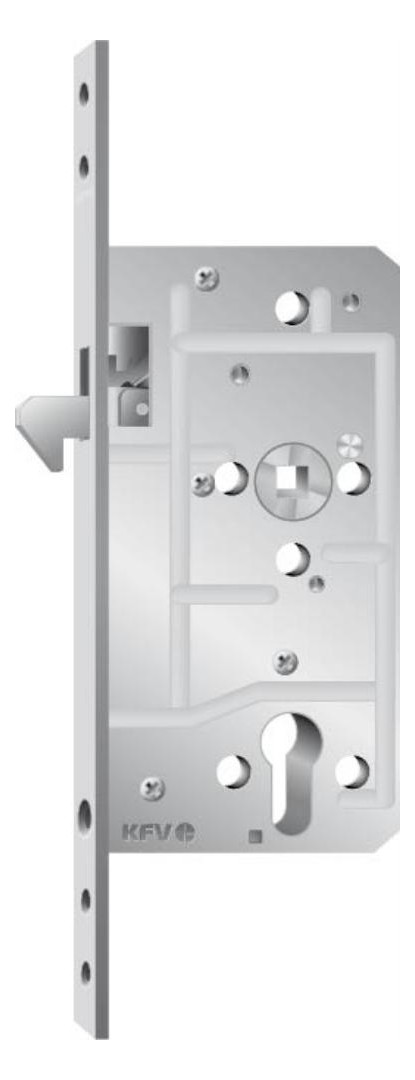 Bild ST-Einsteckschloss, PZ,E72,VK8,D65,20rd, DL/DR - KFV-0