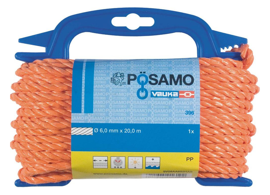 Bild PP-Seil gedr. orange 6,0mmx20m auf Kz-Ha spel PÖSAMO-0