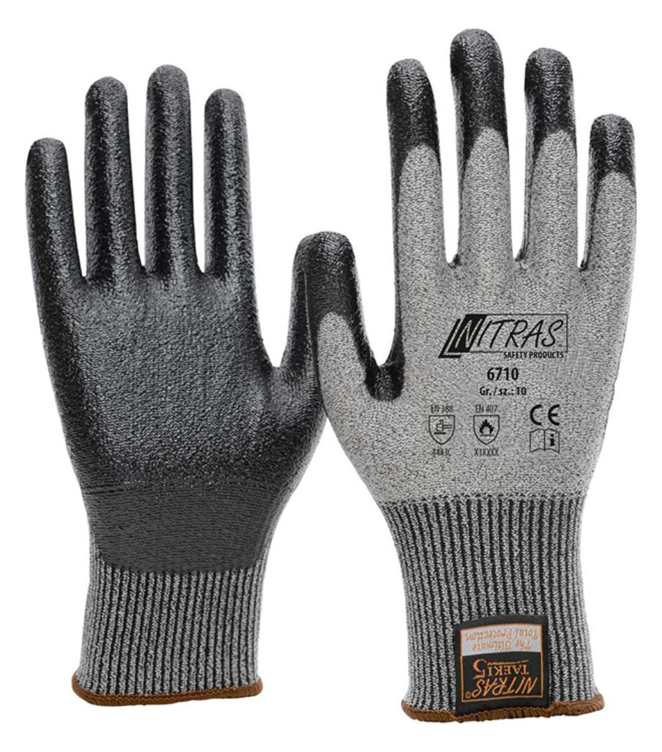 Bild Schnittschutzhandschuh, Taeki5,nitrilbes chichtet, Gr. 2XL Nitras-0