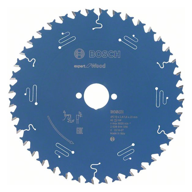 Bild HM-Kreissägeblatt 210x2,4/1,8x30 40Z WBo sch VE à 1 Stück Expert for Wood - BOSCH-0