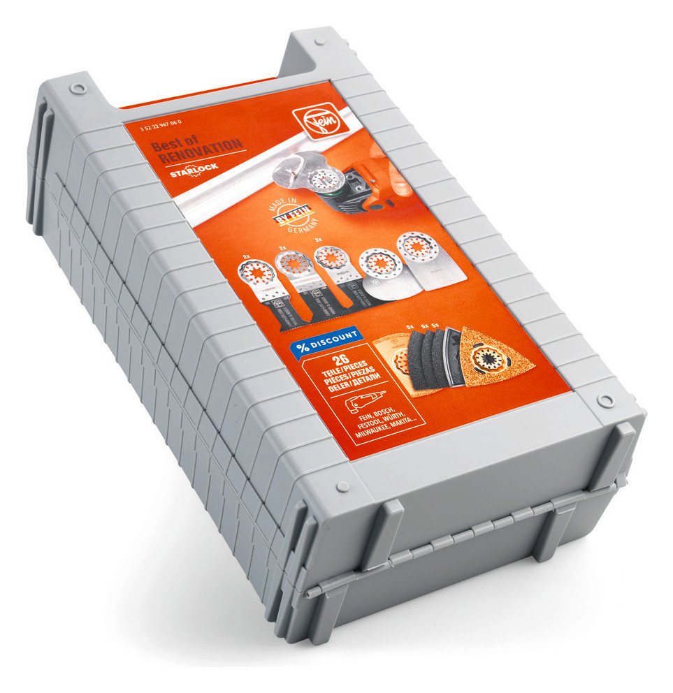 Bild Multimaster Zubehör-Set Best of Renovation Fein 26-teilig Starlock-1