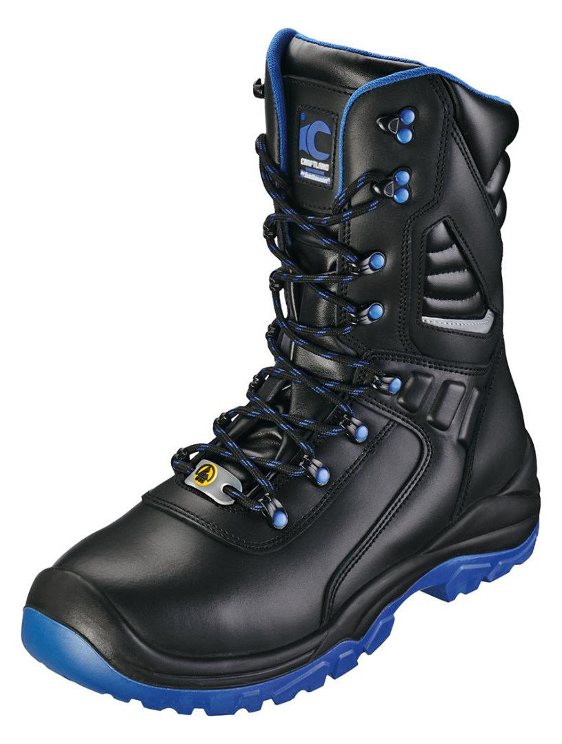 Bild Hochstiefel TORGAU Schwarz/blau, S3S SR ESD Gr. 37 CRAFTLAND - n.a.-1