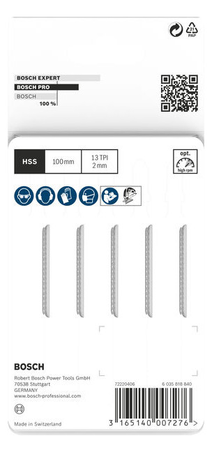 Bild Stichsägeblatt T 101 A Bosch VE à 5 Stück Clean for PC-2