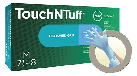 Bild Handsch.TouchNTuff92-670, Gr. 6,5-7(Box a 100 Stk.) Ansell-1