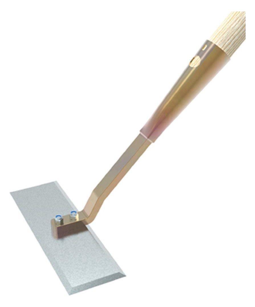 Bild Profi-Rechteckschuffel Breite 15 cm ohne Stiel auswechselbares Messer - FLORA-0
