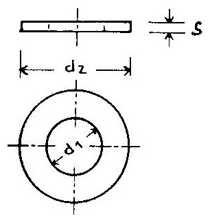 Bild Unterlegscheibe verzinkt 13,0 x 37 DIN 9021-1