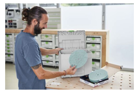 Bild Schleifmittel-Systainer³ Granat Net D225 GR NET SYS - Festool-3