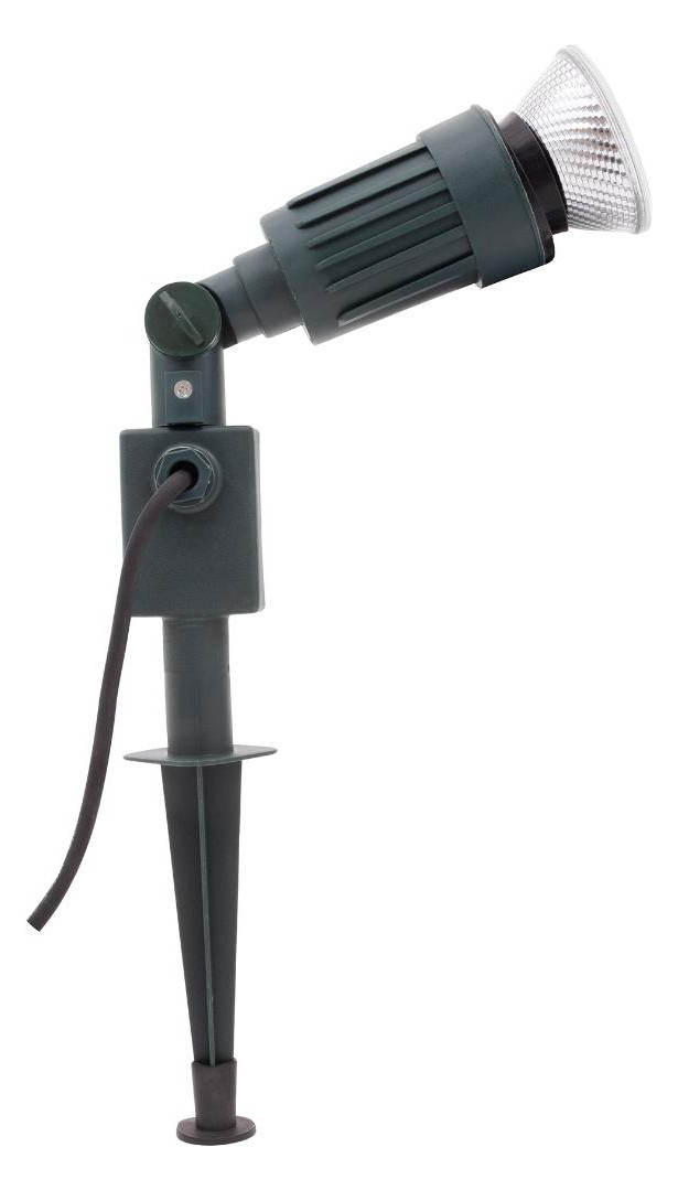 Bild Erdspieß mit Gartenspot 1-fach IP44 1,4m 1xE27 grün REV-0