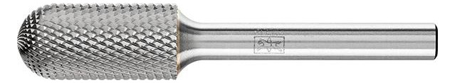 Bild Frässtift HM Walzenrundform 1020 MICRO 6 mm 10x20mm Pferd-0