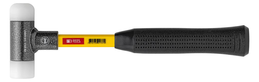 Bild Schonhammer mit Glasfaserstiel rückschla gfrei 32mm PB Swiss Tools-0