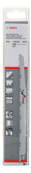 Bild Säbelsägeblatt S 1531 L Bosch VE à 25 Stück Top for Wood-1