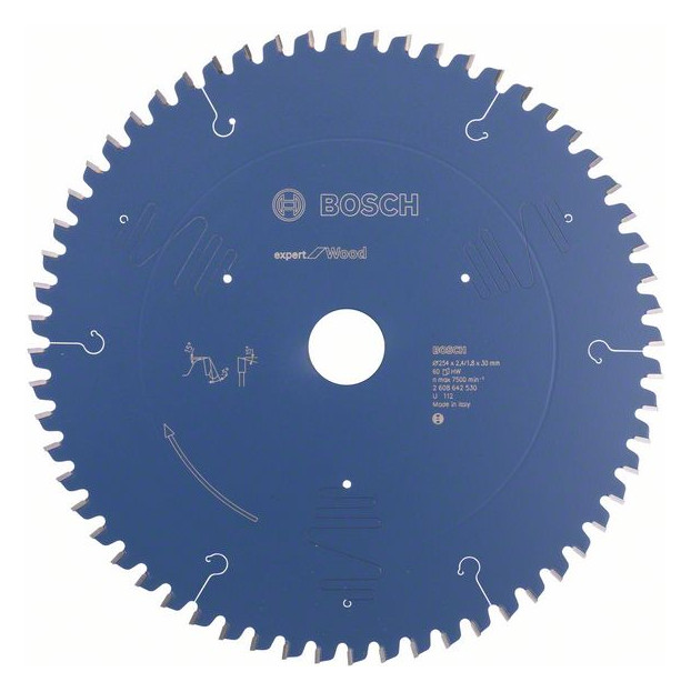 Bild HM-Kreissägeblatt 254x2,4/1,8x30 60Z WBosch VE à 1 Stück Expert for Wood Kappsäg-0