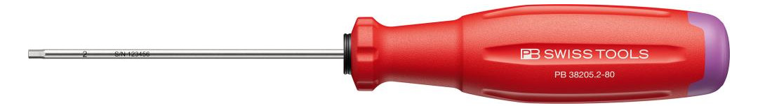 Bild Schraubendreher Innensechskant 2x80mm Sw issGrip EVO PB Swiss-0