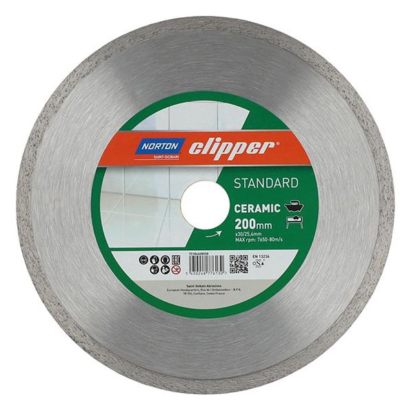 Bild Diamantscheibe Standard Ceramic Ø200 - Norton-0