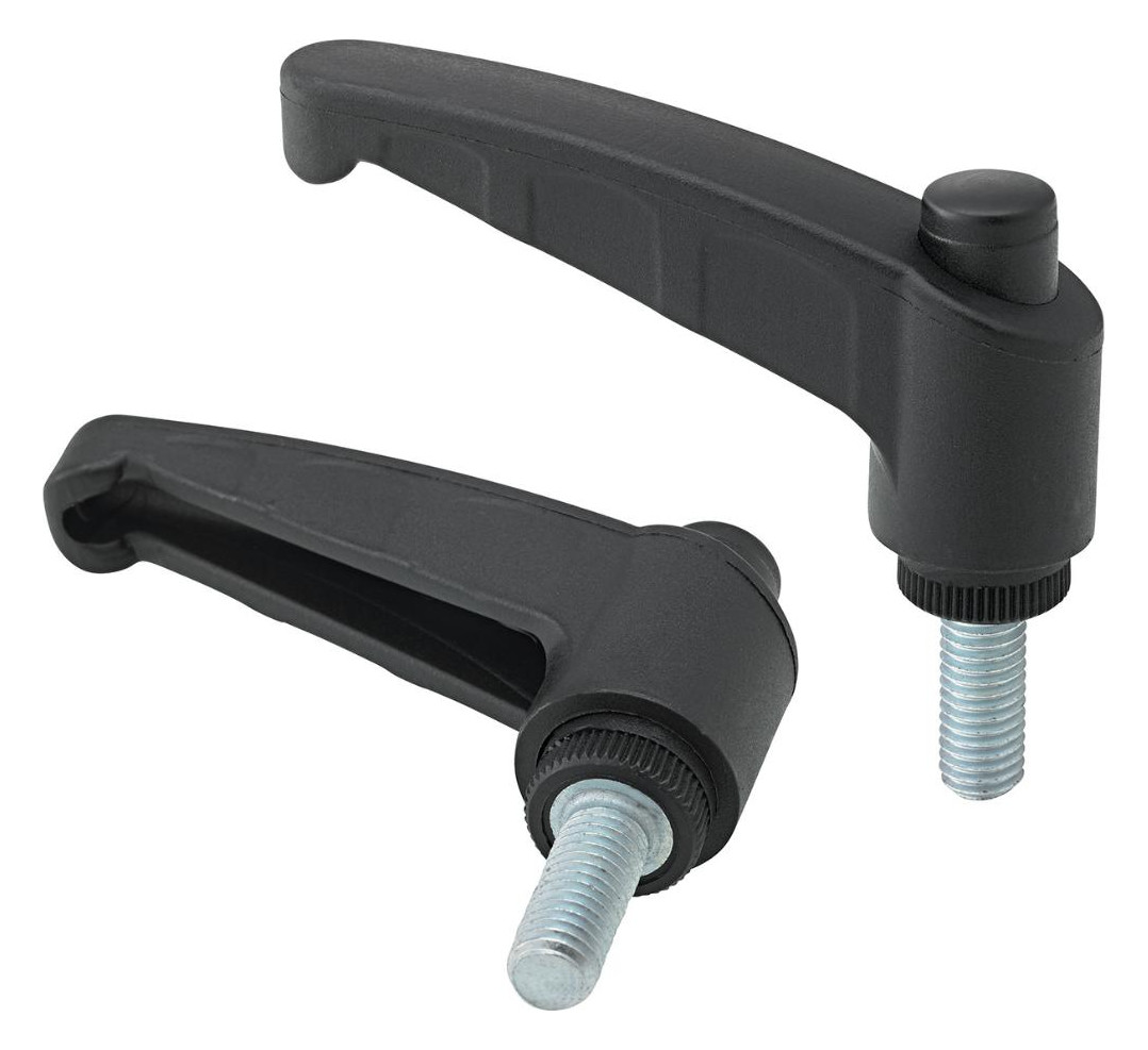 Bild Klemmhebel mit AG Thermoplast, Gr. 80, M 10x30, Inhalt: 2 Stück FORTIS-1