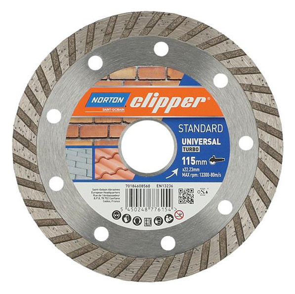 Bild Diamantscheibe Standard Universal Turbo Ø115 - Norton-0