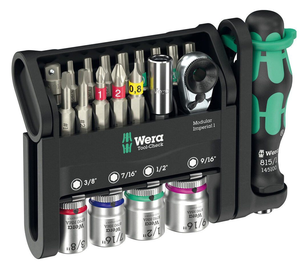 Bild Bit-Steckschlüsselsatz 21-tlg. Tool-Check Modular 1 Imperial - Wera-0