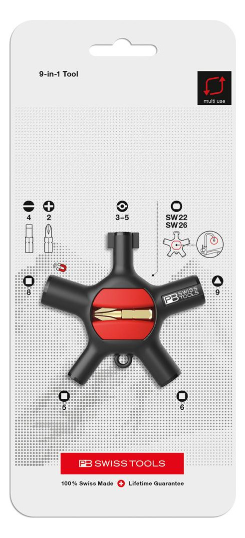 Bild Schaltschrankschlüssel 9 in 1 Tool PB Sw iss Tools-5