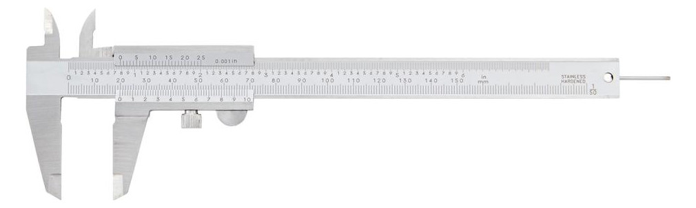 Bild Taschenmessschieber Feststellung unten 1 50mm 1/50, 1/1000 FORTIS-0