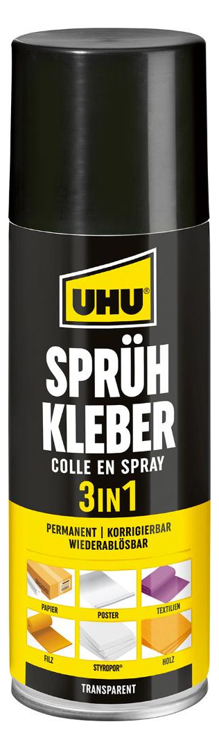 Bild UHU SPRÜHKLEBER 3 in 1 500ml Dose-0