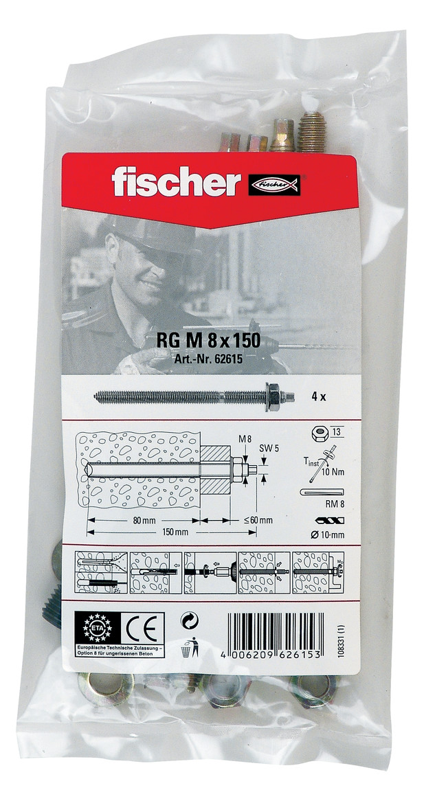 Bild fischer Ankerstange RG M8x150 B (4)-1