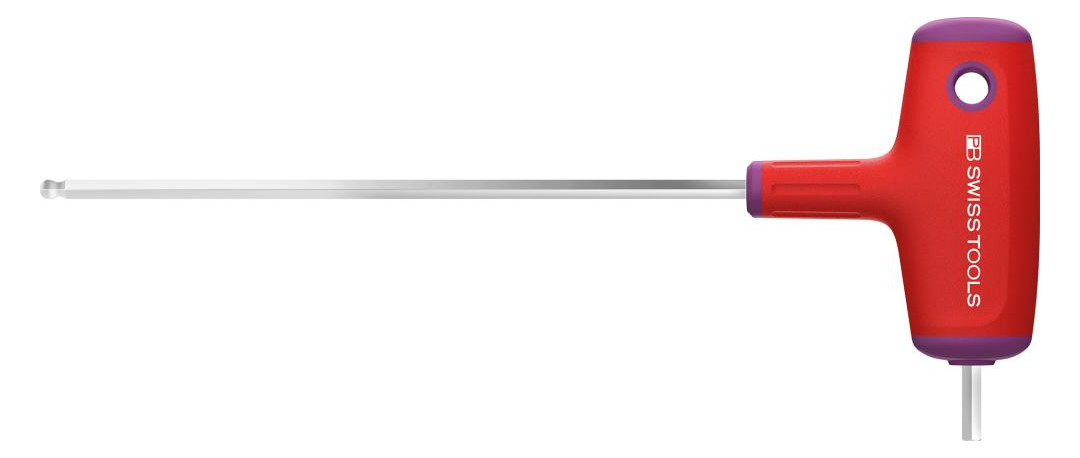 Bild T-Griff-Schraubendreher mit Seitenabtrie b 5x150mm Kugelkopf PB Swiss Tools-0