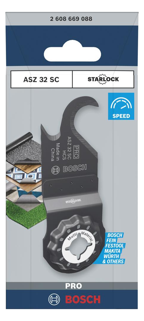 Bild Multi-Messer HCS 24x11mm, ASZ 32 SC Star lock 1-tlg. BOSCH-1