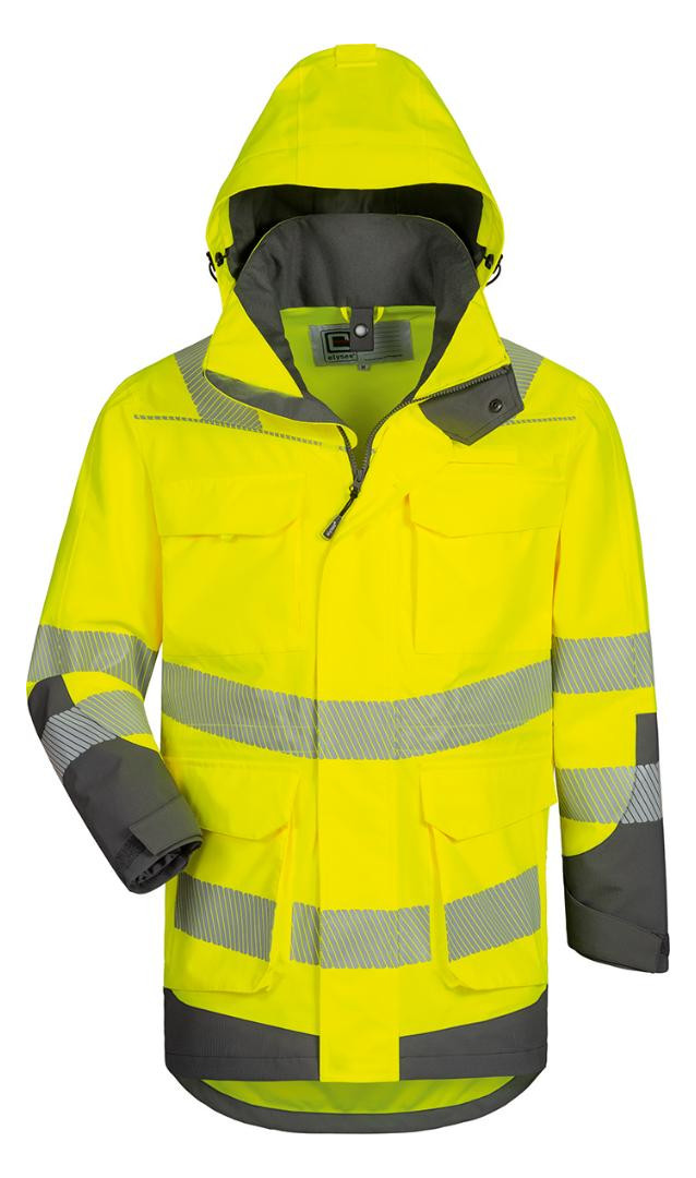 Bild Warnschutzparka Arwid gelb/grau Gr. M - n.a.-0