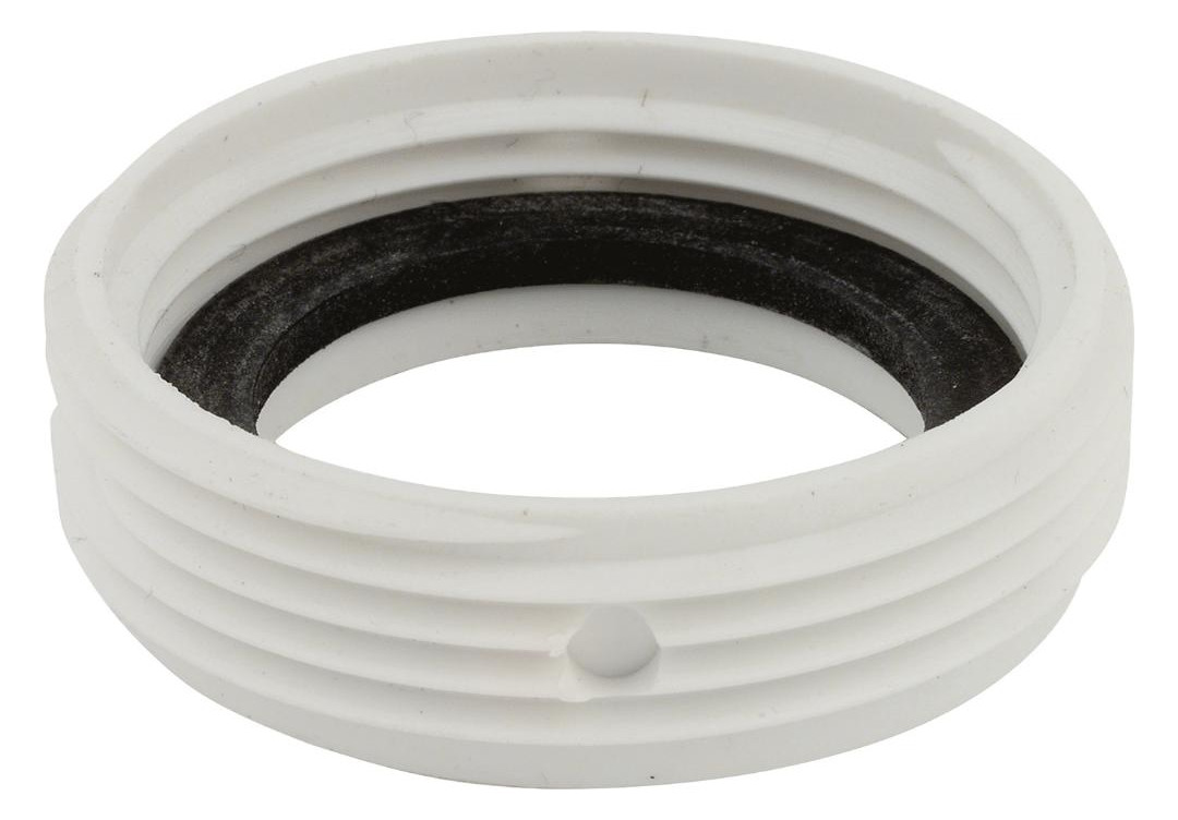 Bild KS Reduzierring, 1 1/2""AGx1 1/4""IG, fü r Siphon Weiß - KIRCHHOFF-0