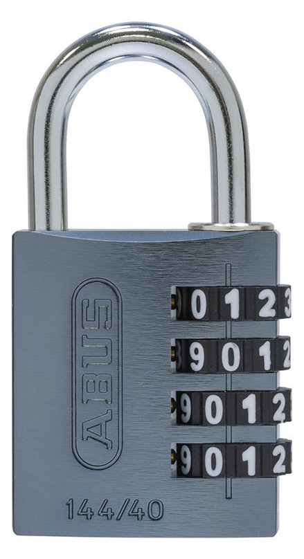 Bild Zahlen-Hangschloss 144/40 titanium Lock- Tag - ABUS-0