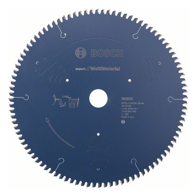 Bild HM-Kreissägeblatt 300x2,4/1,8x30 96Z TCG Bo VE à 1 Stück Expert f Multi Material - BOSCH-0