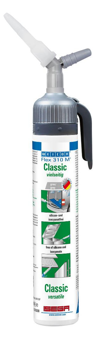 Bild WEICON Flex 310 M grau 200 ml Presspackd ose-0