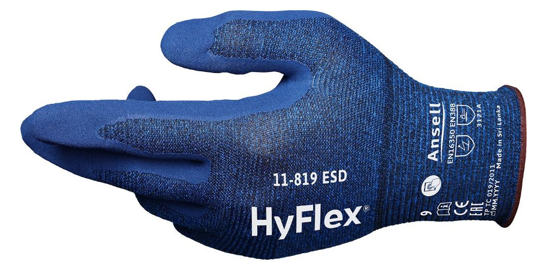 Bild Montagehandschuh 11-819 ESD, Gr. 6 Ansell-0