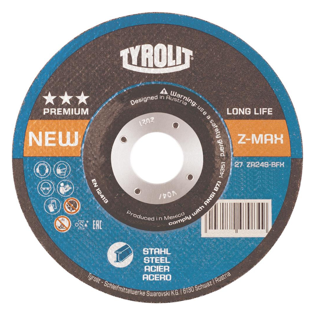 Bild Schruppscheibe Z-MAX 115x4mm ZA24S-BFX T yrolit - TYROLIT-0