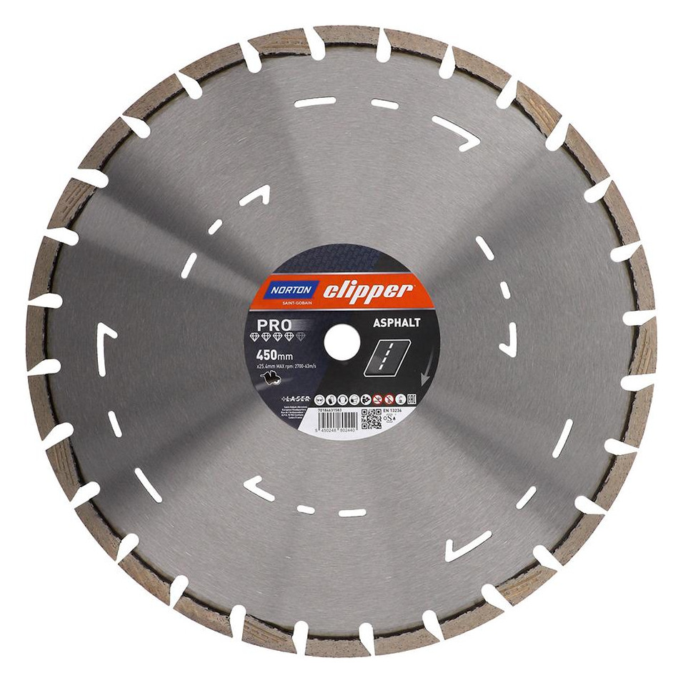 Bild Diamantscheibe Pro Asphalt II Ø450x25,4m m - Norton-0