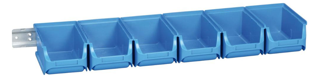 Bild Sichtboxen-Set blau 613x165x75 mm allit-0