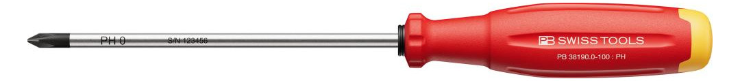 Bild Schraubendreher PH0x100mm SwissGrip EVO PB Swiss-0