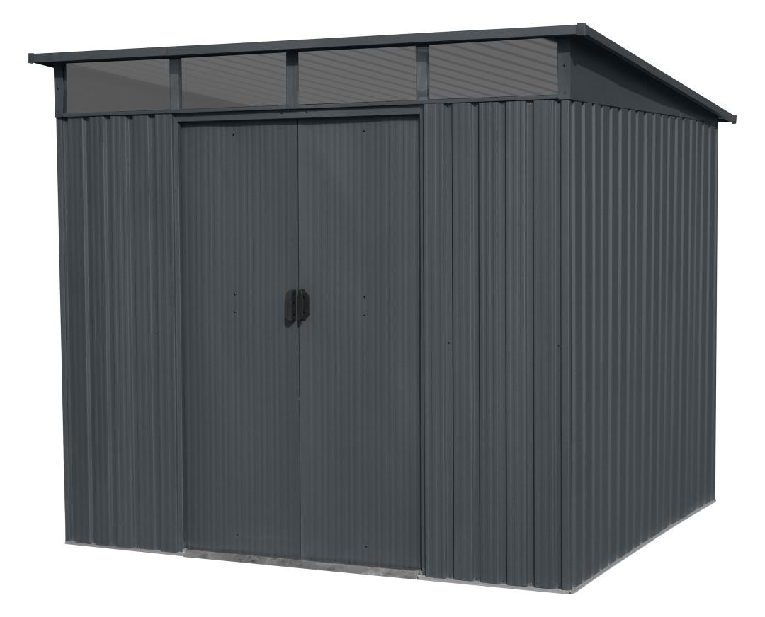 Bild Gerätehaus mit Putdach Skyigh 239 x 193 x 202 cm - floraworld-0