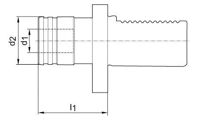 Bild Gewindeschnellwechsel- Futter M6-20 VDI3 0 FORTIS-1