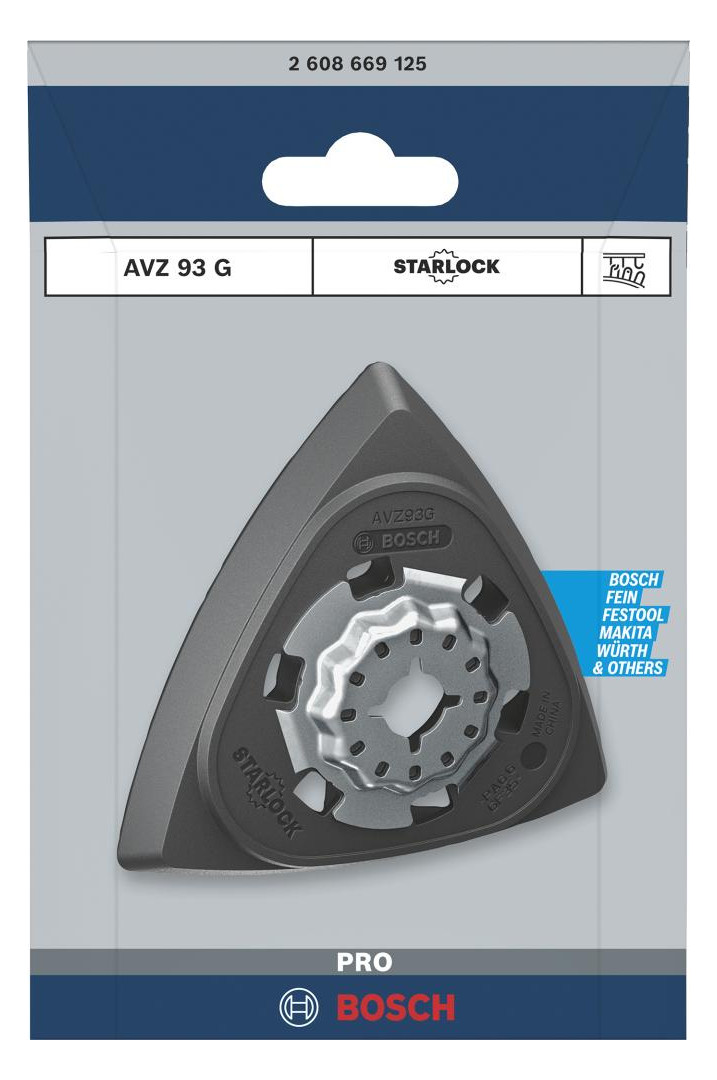Bild Klett-Schleifplatte 93mm, AVZ 93 G Starl ock 1-tlg. BOSCH-1