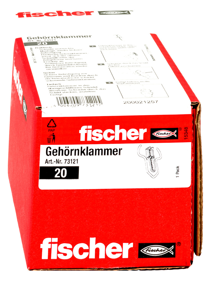 Bild Gehörnklammer fischer fischer-1